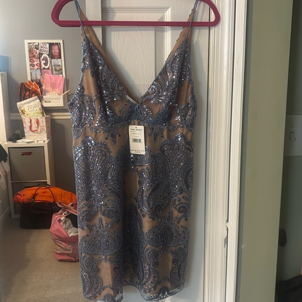New with Tags Free People sequined dress size 8